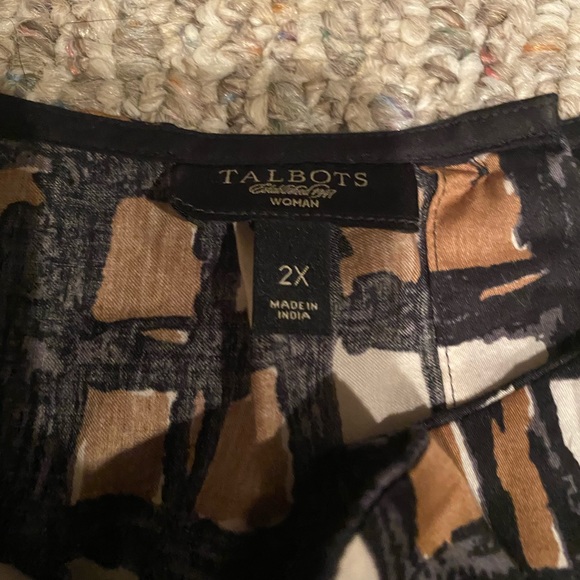 Talbots pattern blouse - Picture 3 of 4